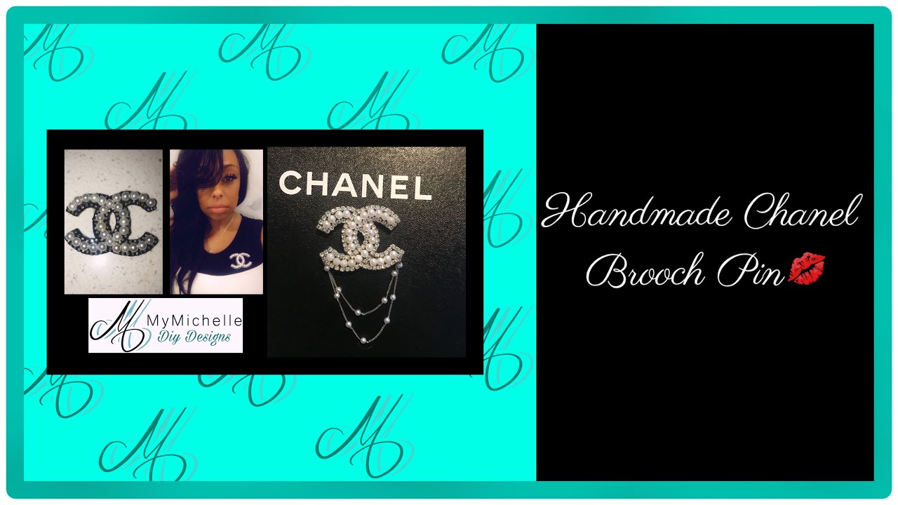 (Special Request) Handmade Chanel Brooch pin #👣👠💄💋