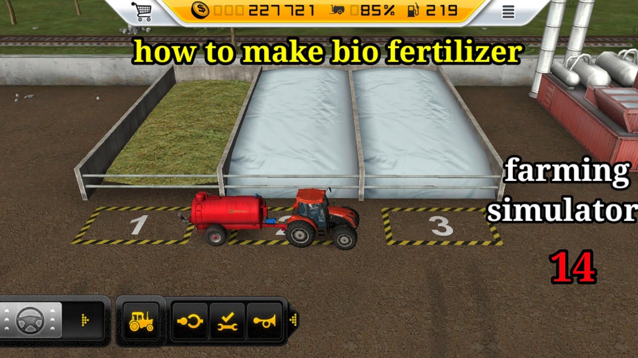 how to make bio fertilizer in fs 14 || farming simulator 14 || ( Android / iOS )