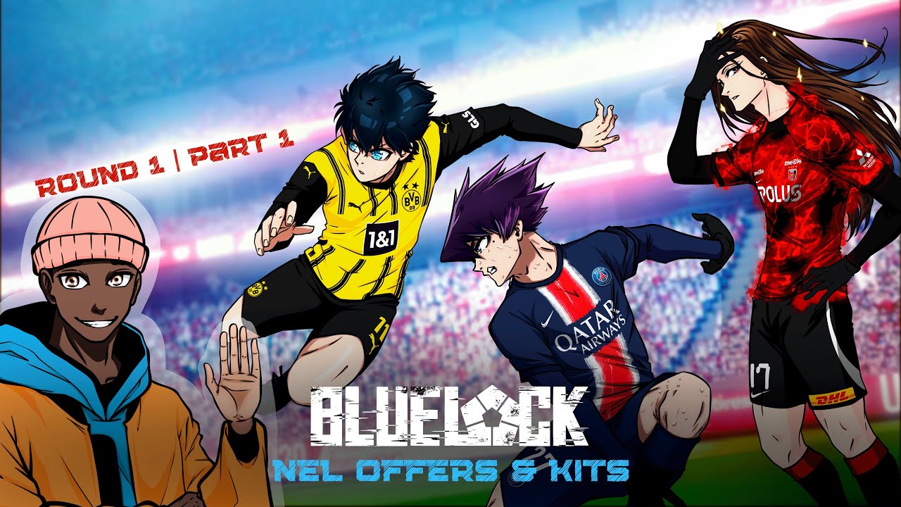 Blue Lock Jerseys & Salaries | Part 1 | NEL Round 1
