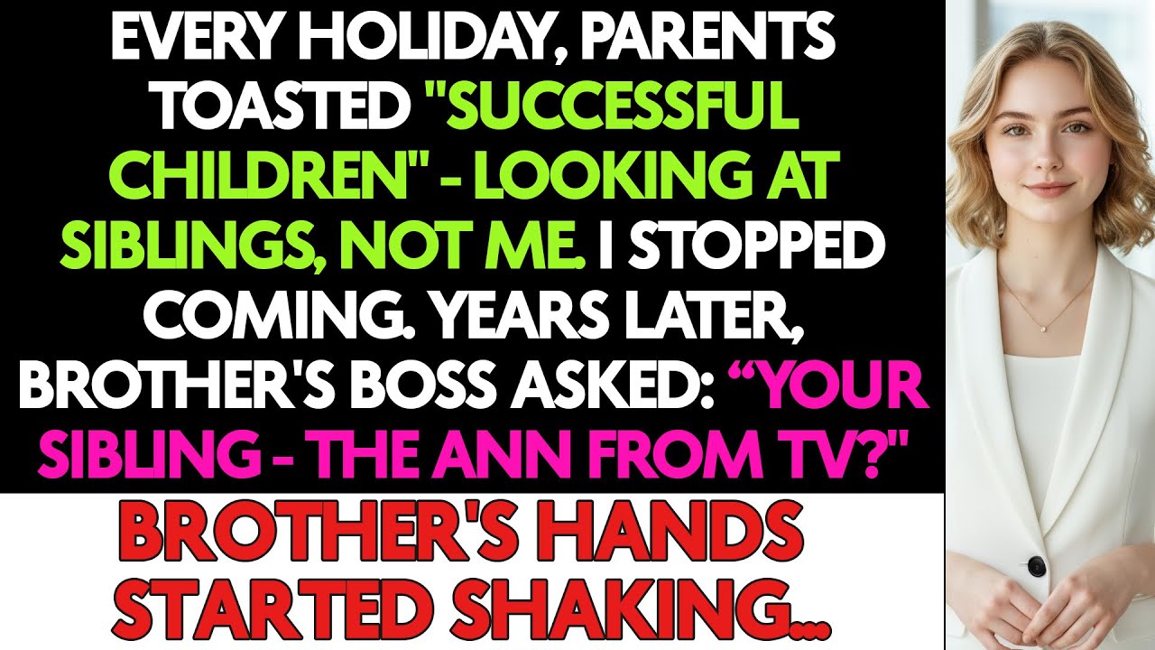 Parents Toasted Everyone But Me. I Disappeared, Built $1B Company. Now They Care...