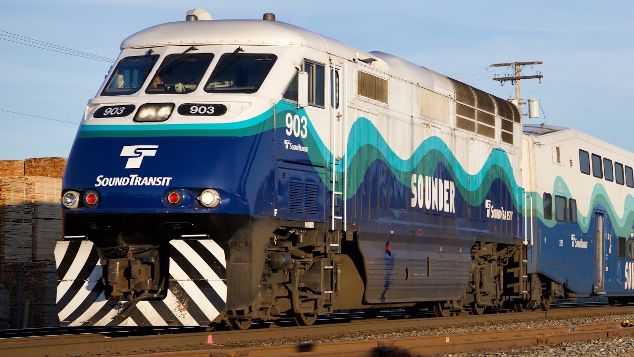 Sounder Commuter Train - The South Line: Seattle - Lakewood