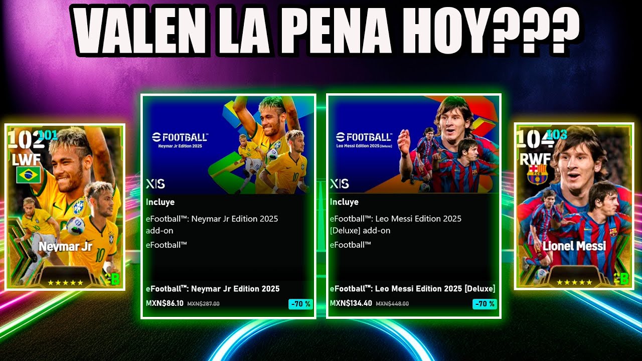 Análisis y Entrenamientos Actualizados Messi y Nermar Packs!! #efootball2025