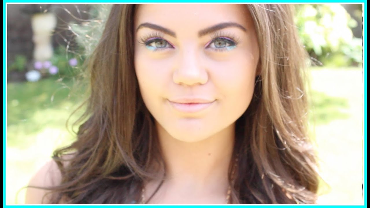 Colourful Bright-Eyed Make Up Tutorial