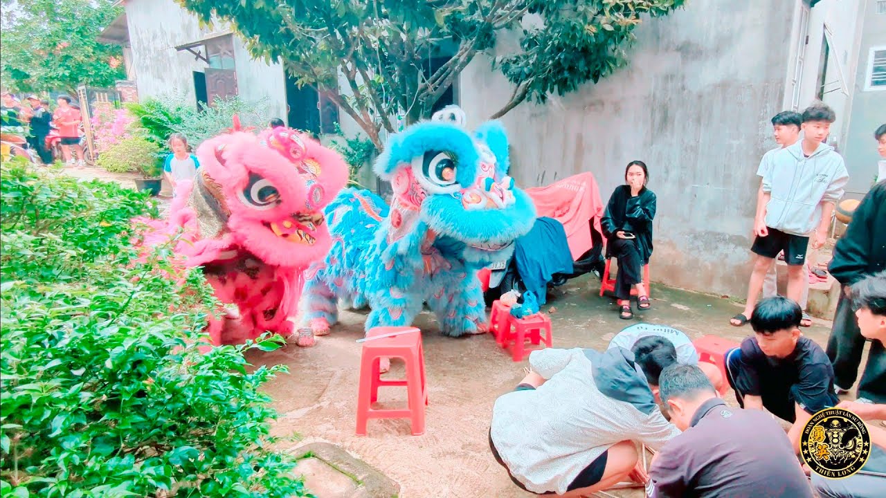 Lsr Thiên Long khai hội múa lân trung thu ở chợ Kim Châu | Hoà Hiệp | Cư Kuin | Đăk Lăk. 2025