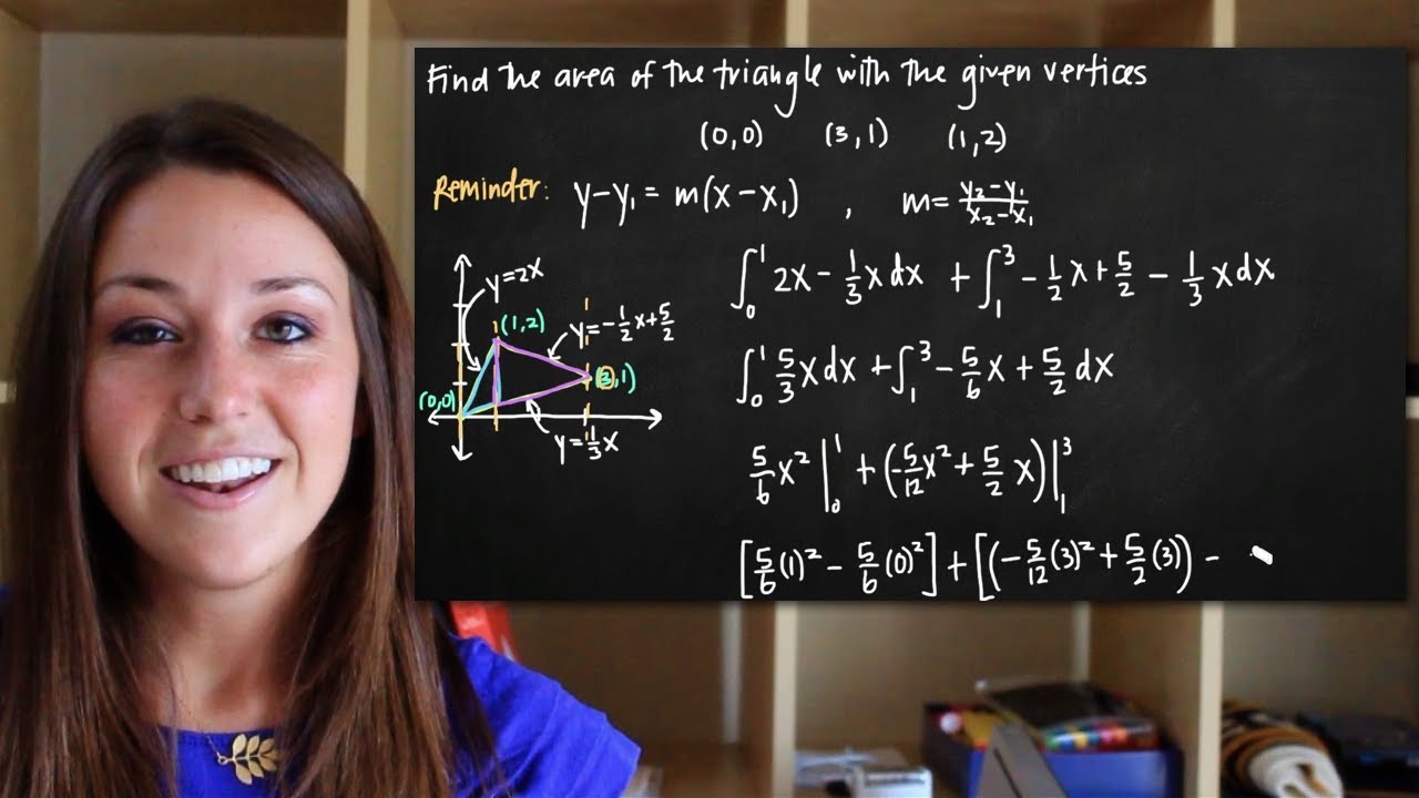 Площадь треугольника с заданными вершинами (KristaKingMath)