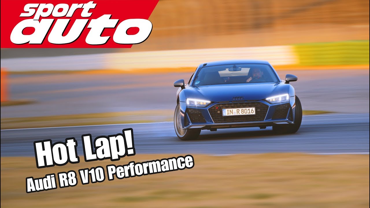 Audi R8 V10 Performance | Hot Lap Hockenheim GP | sport auto