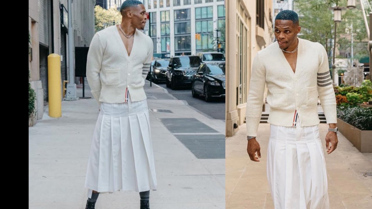 Russell Westbrook shows off for Fashion Week #russellwestbrook #fashionweek #nyc #kendricklamar
