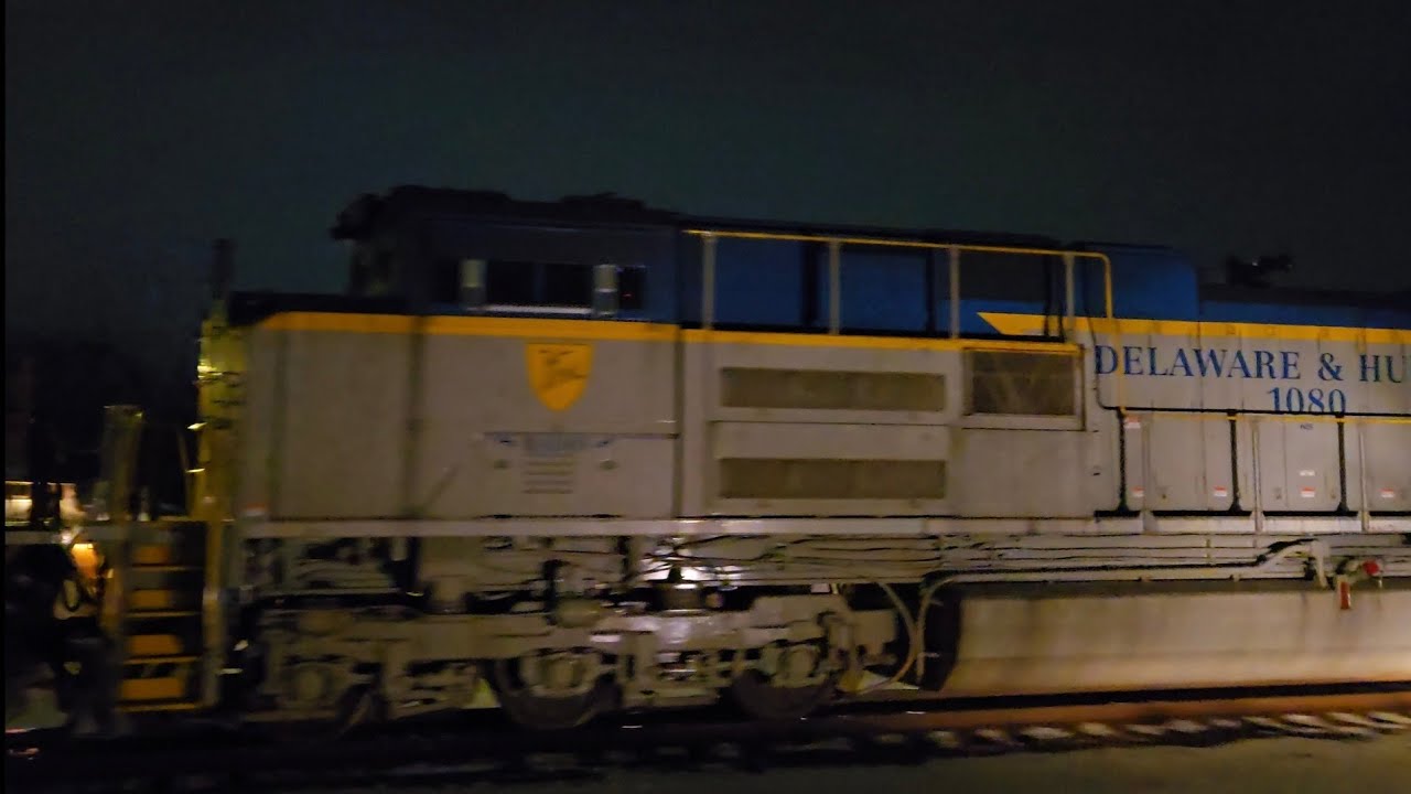 NS 1080 "Delaware & Hudson" Heritage Unit Trails Second on NS 167 through Belleville, IL - 1/30/26