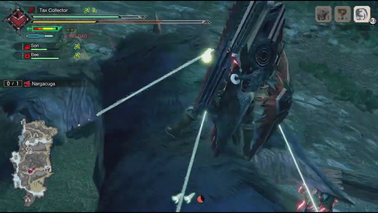 Nargacuga Gunlance solo - 14' 00