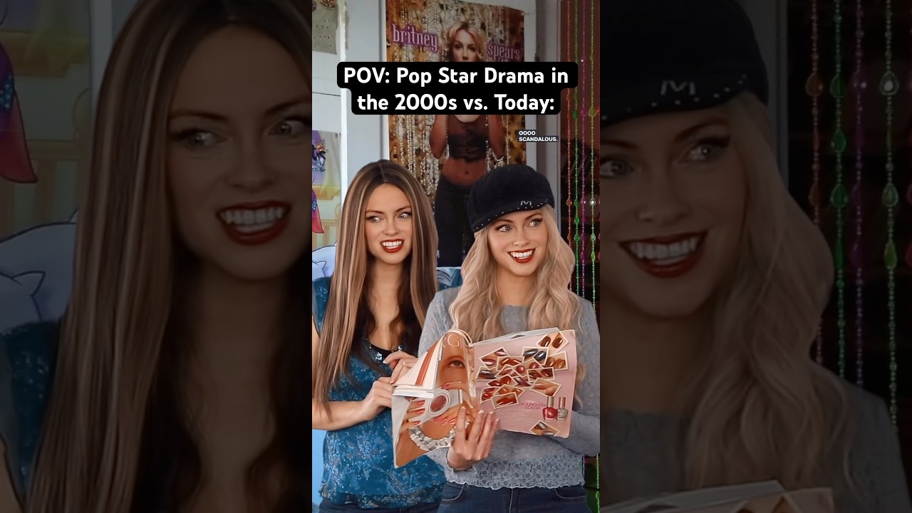 POV: Pop Star Drama in the #2000s vs. Today. #nostalgia #relatable #millennials