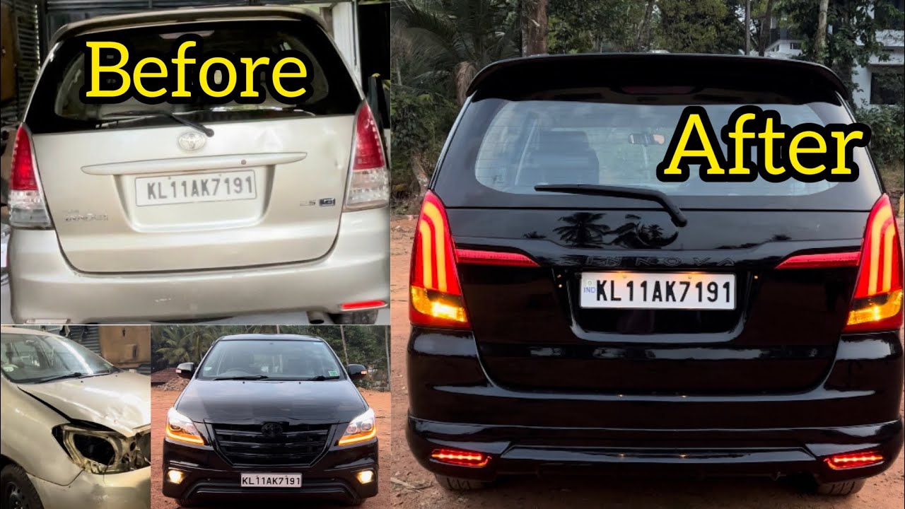 അത്ഭുതപ്പെടുത്തുന്ന മാറ്റം😳 Type 1 to Type 4 Innova Conversion,Interior Modification&Colour change