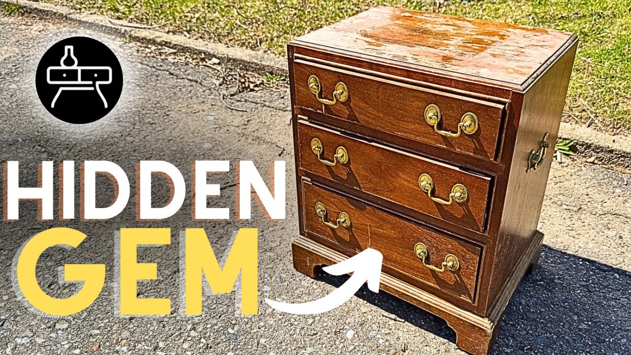 Refinishing a Damaged Solid Cherry Chest of Drawers / Nightstand