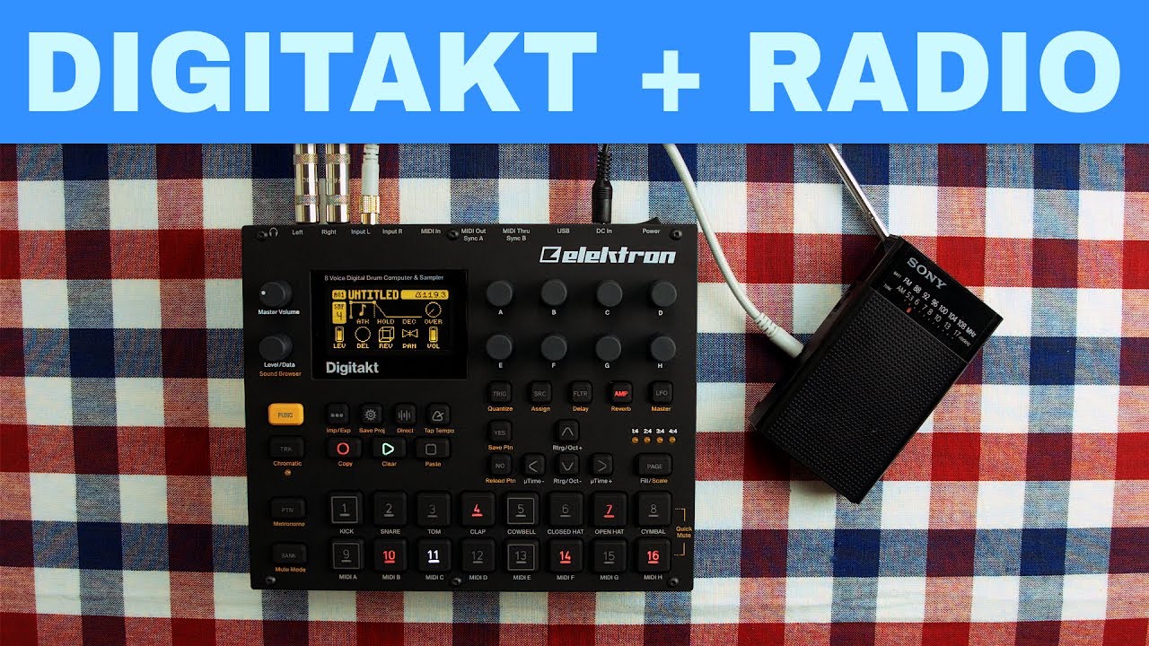 ELEKTRON DIGITAKT DEMO SAMPLING FM RADIO