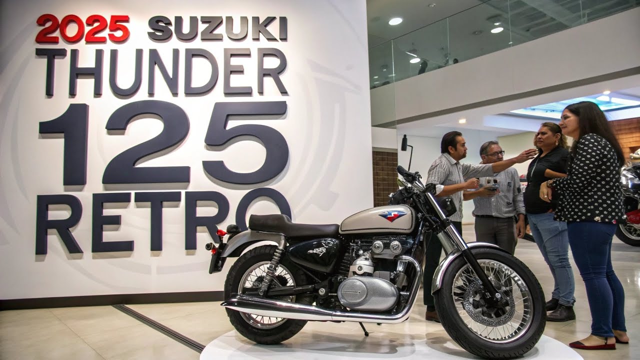 New 2025 Suzuki Thunder 125 Retro Finally Launched.!!! 
