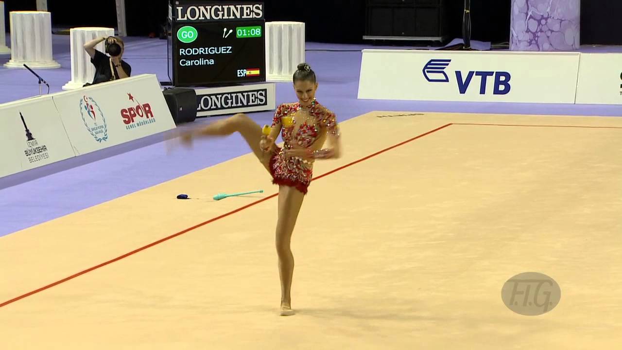 RODRIGUEZ Carolina (ESP) - 2014 Rhythmic Worlds, Izmir (TUR) - Qualifications Clubs
