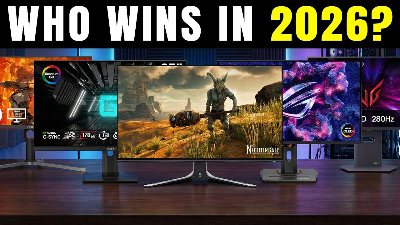 🔥 5 Best 1440p GAMING MONITORS for PS5 [2026] ✅ 120Hz Support / HDMI 2.1 / Low Input Lag