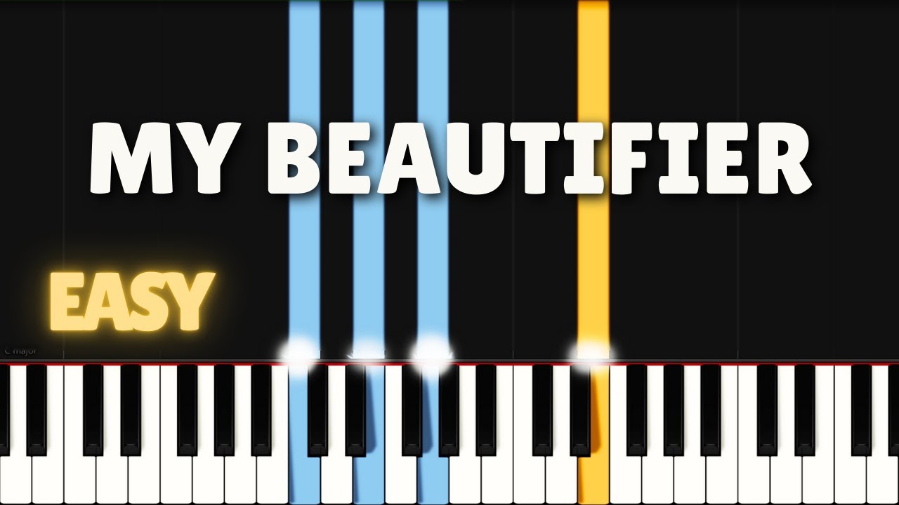 Chris Shalom - My Beautifier | EASY PIANO TUTORIAL BY Extreme Midi