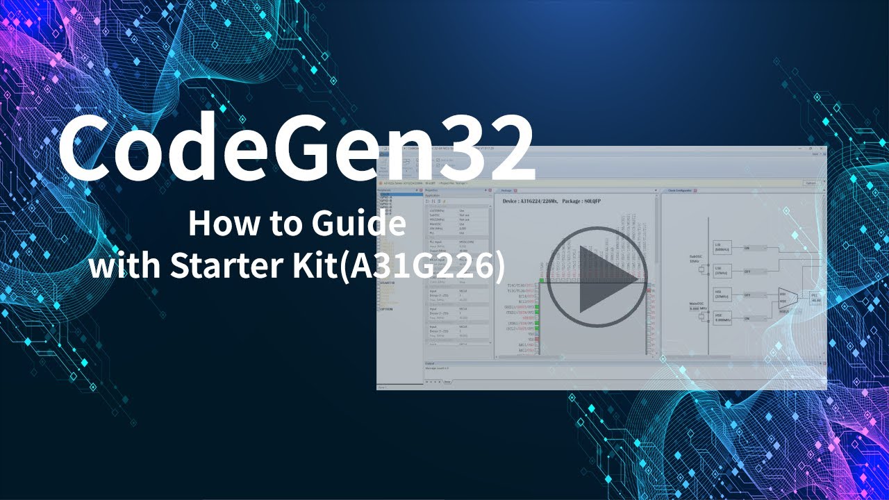 ABOV CodeGen32-How to Guide with Starter Kit (A31G226)