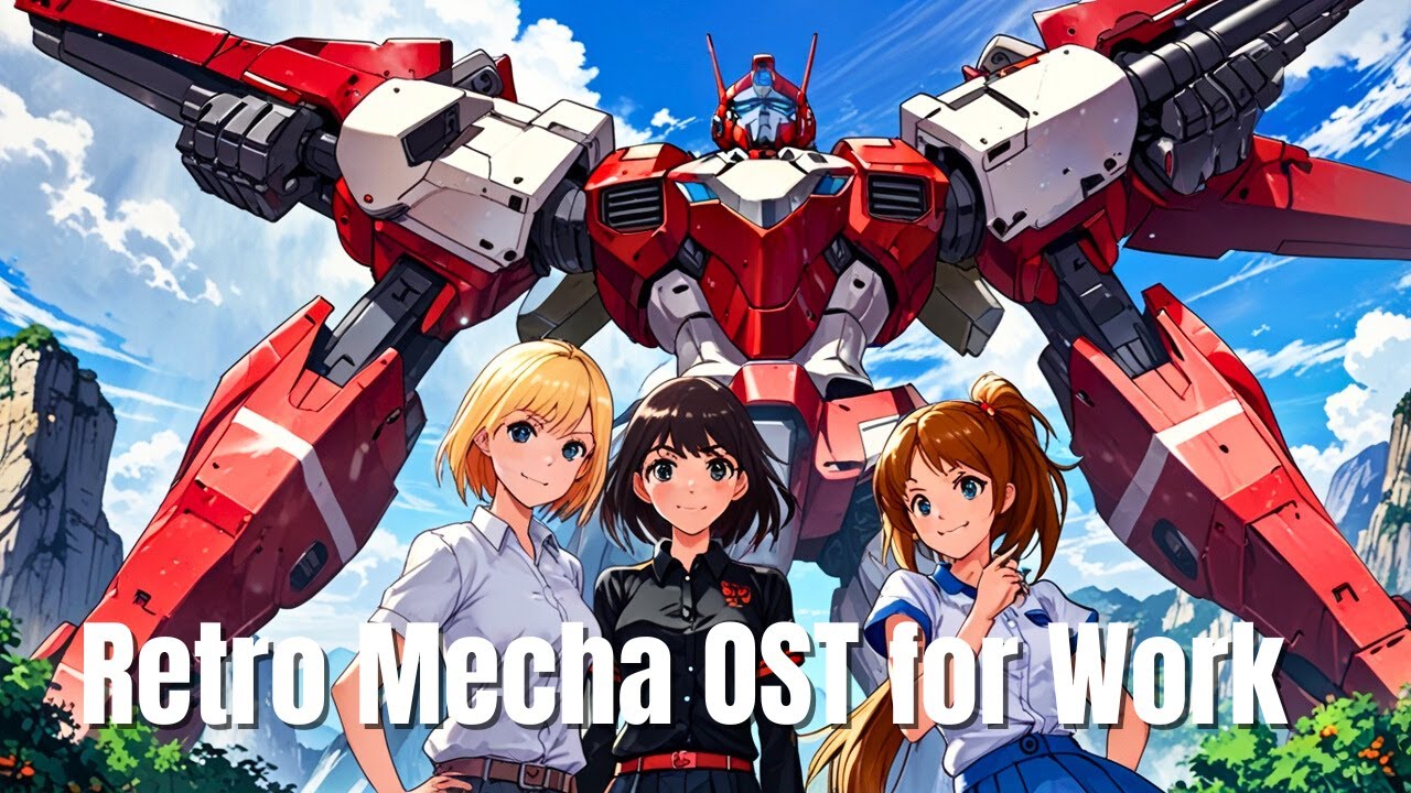Stand Together | J-Rock Motivation Music | Retro Mecha OST for Work