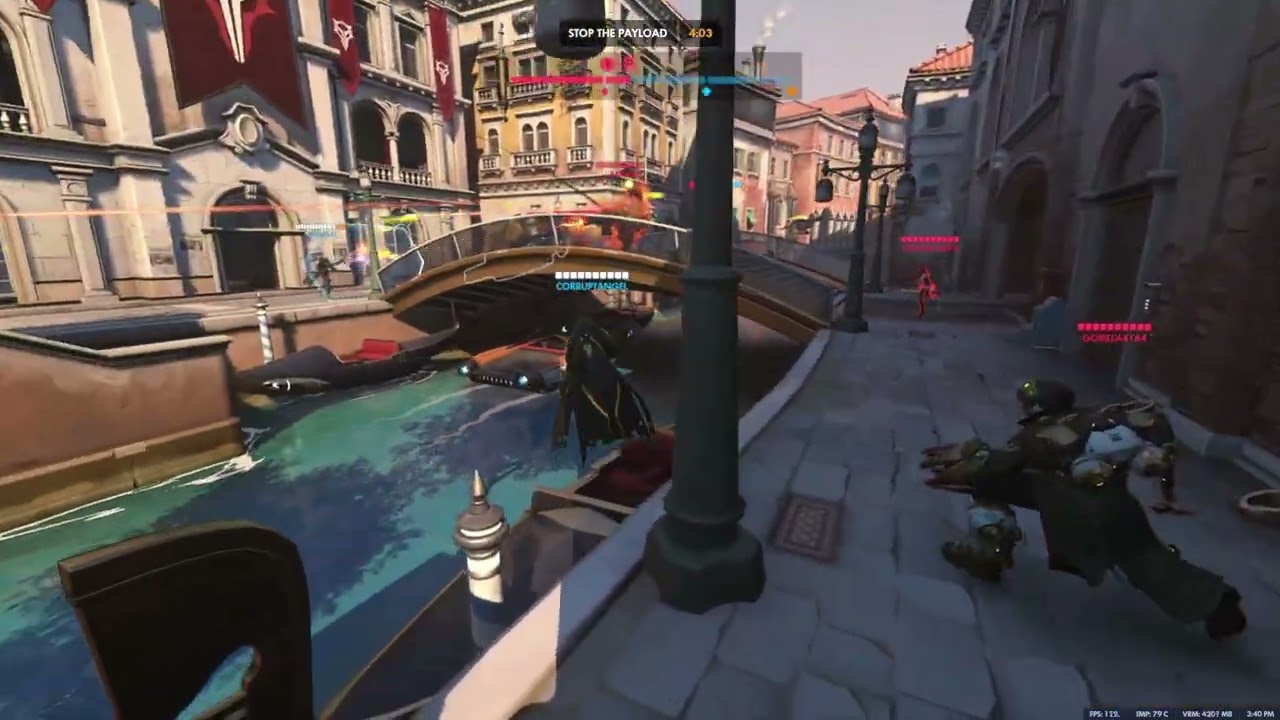 the entire enemy team allows me to escape (and then mauga kills me)