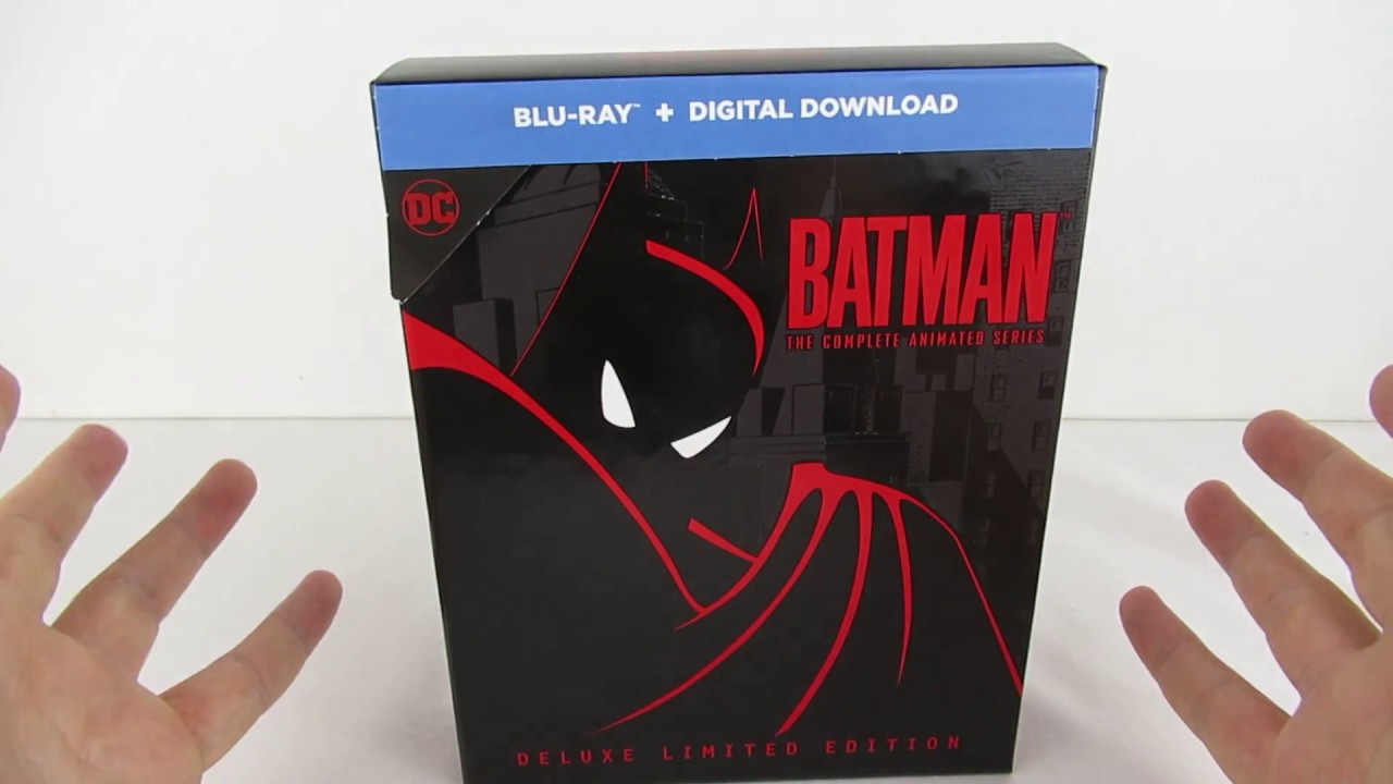 HD batman the animated series blu ray boxset unboxing /review
