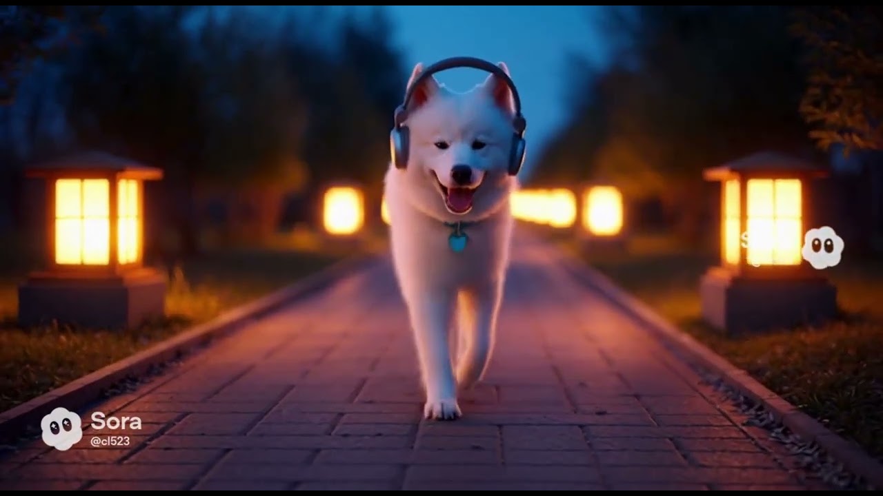 Walk With Yuki | Calm Lantern Walk at Blue Hour | LoFi to Relax & Unwind