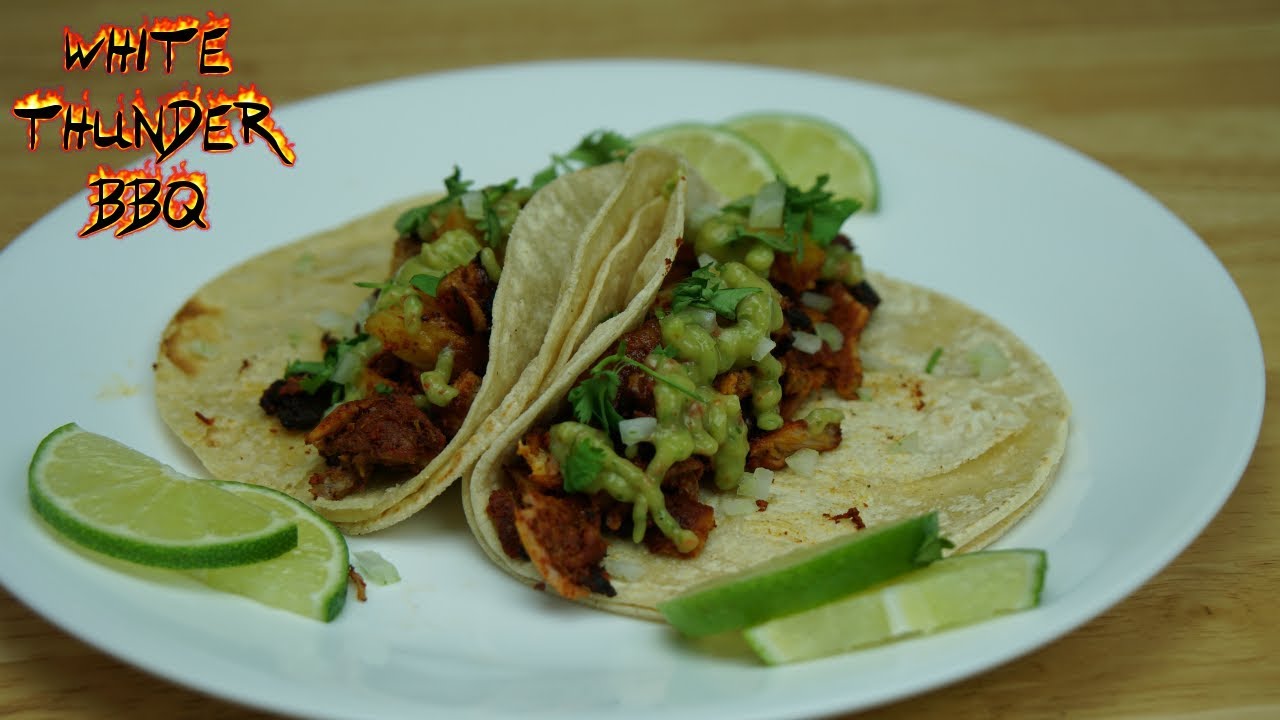 Homemade Tacos Al Pastor on the Pit Barrel Cooker