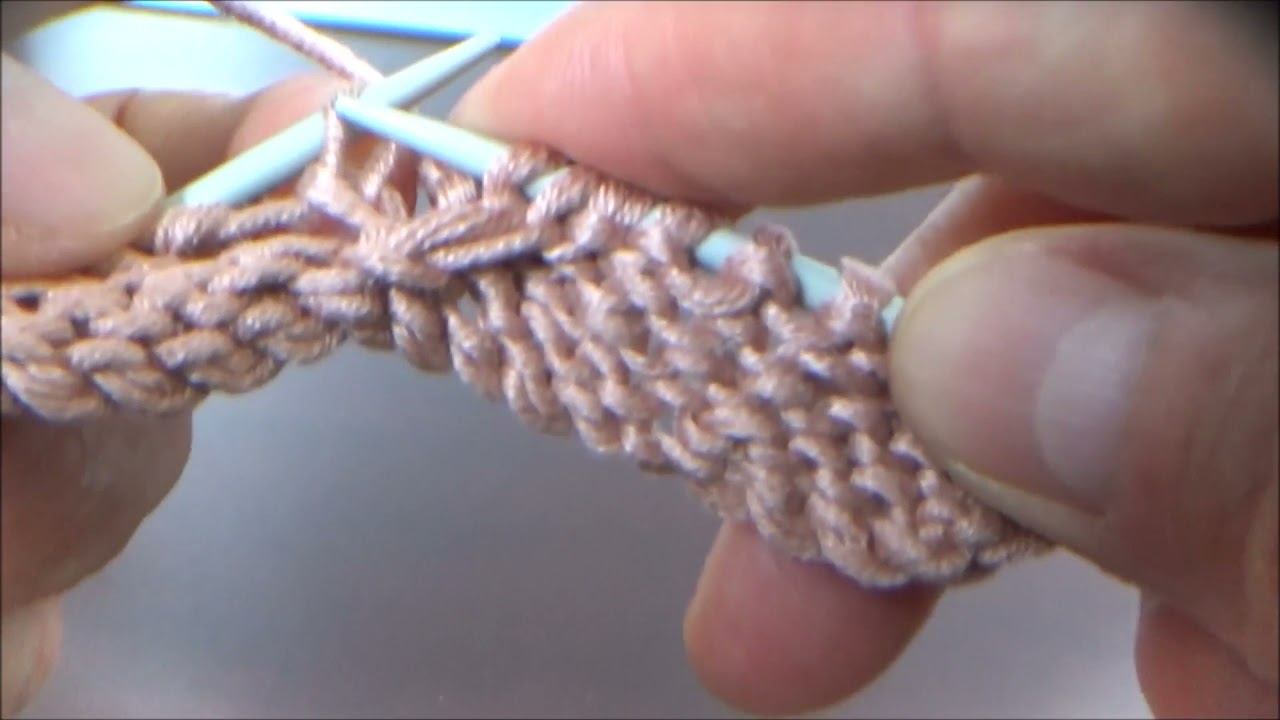 Trenza de 3 puntos, en dos agujas muy fácil y linda hacia la derecha. #QuedateEnCasa #Conmigo