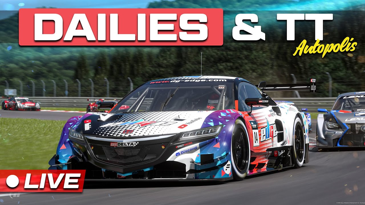 🔴 GT7 | Daily Racing & Trying to Do Better in Time Trial | Live 🔴