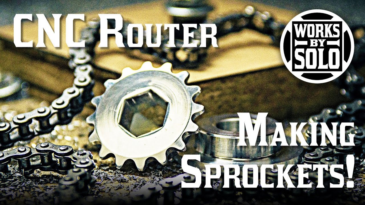 HOW TO MAKE ROBOT CHAIN DRIVE | CNC Router Cutting Aluminum High Speed | Home Machine Shop