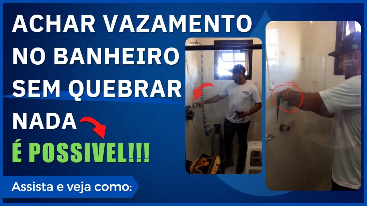💧 COMO ACHAR O VAZAMENTO DE ÁGUA NO BANHEIRO SEM QUEBRAR NADA! | VAZAMENTO NO BANHEIRO? RESOLVIDO!