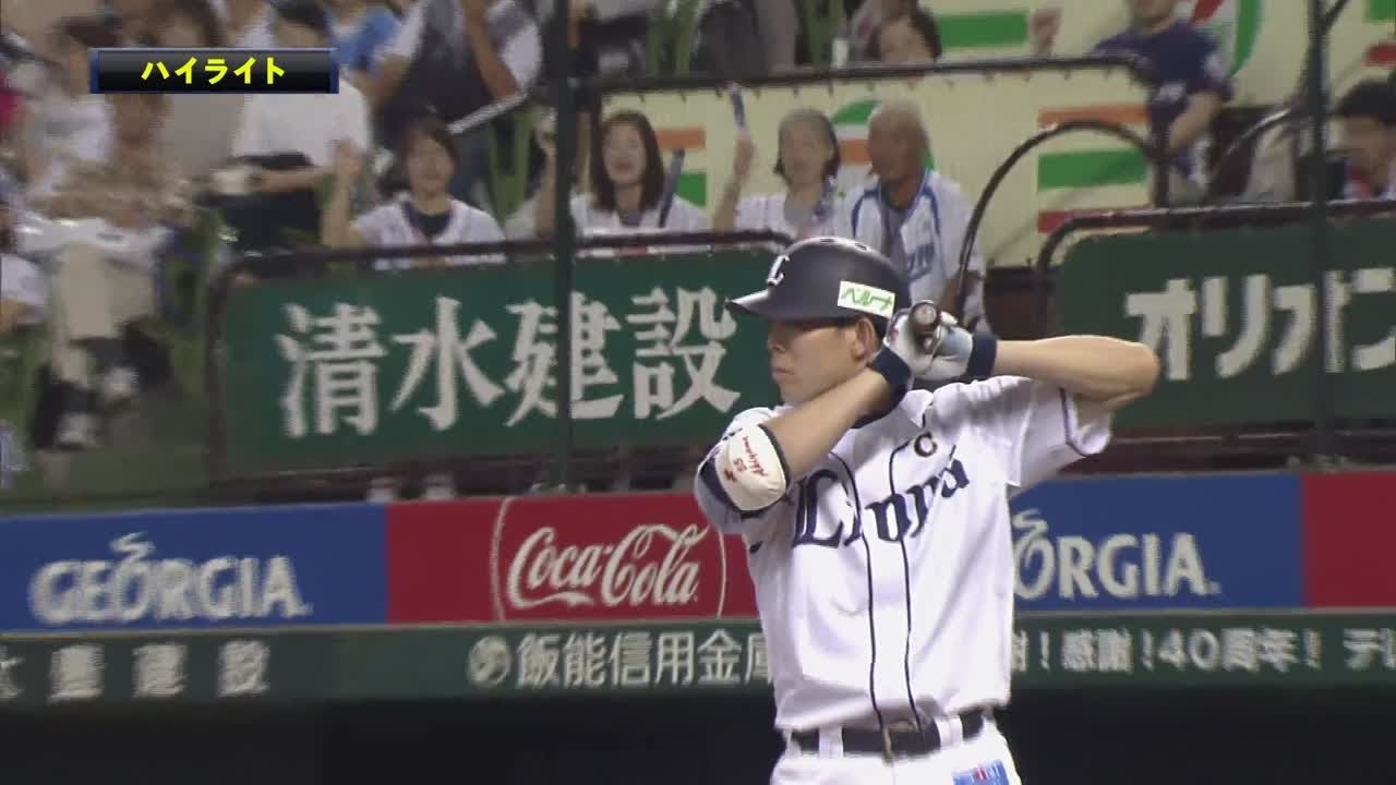 2019年7月17日  埼玉西武対千葉ロッテ 試合ダイジェスト