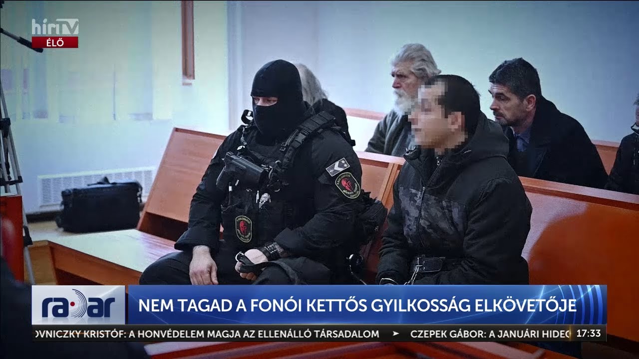 Nem tagad a fonói kettős gyilkosság elkövetője - HírTV