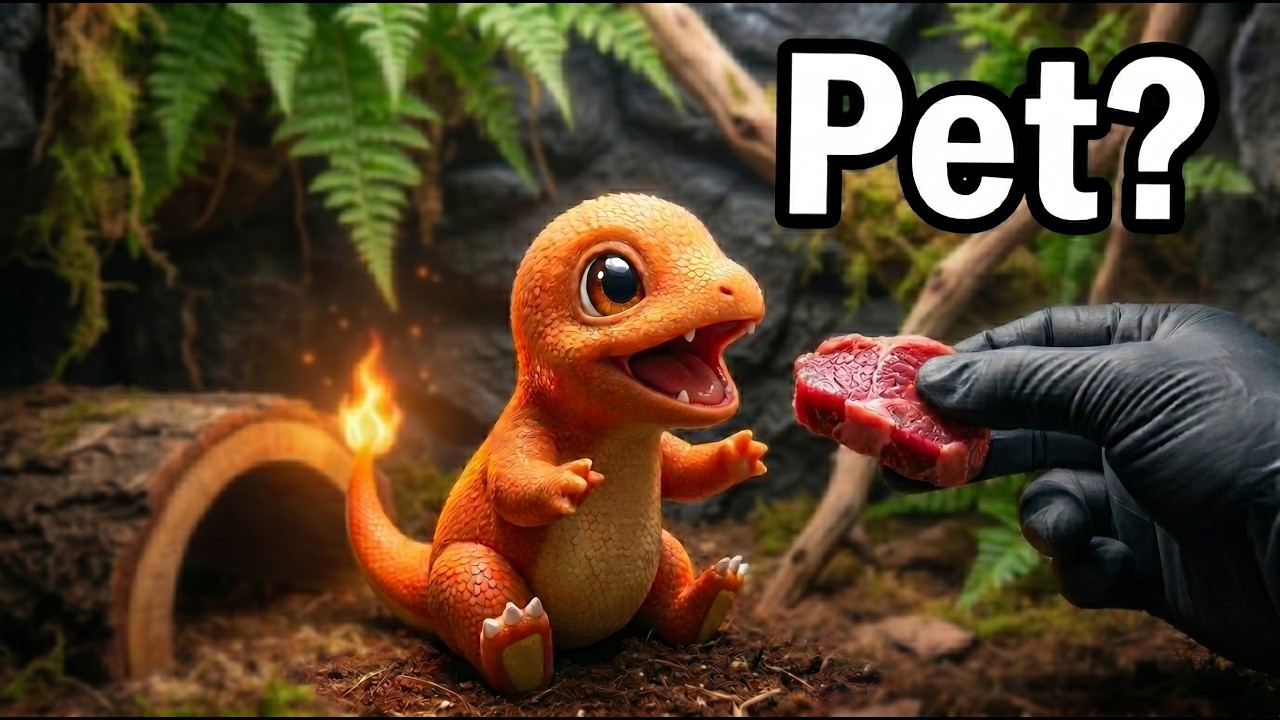 🔥 I Got a Pet Charmander — Living With a Real Pokémon!