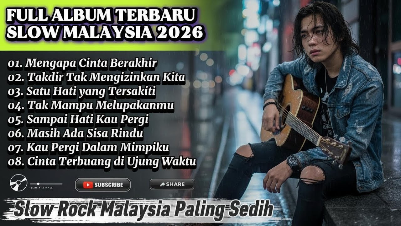 Lagu Slow Rock Malaysia terbaru 2026 | Album Paling Sedih Menyayat hati | Enak didengar saat santa