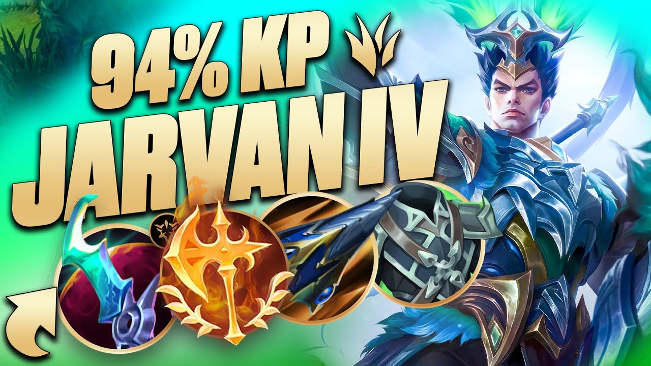 RANK 1 JARVAN IV JUNGLE Uses This S+ Build To Carry EVERY Game! 👑