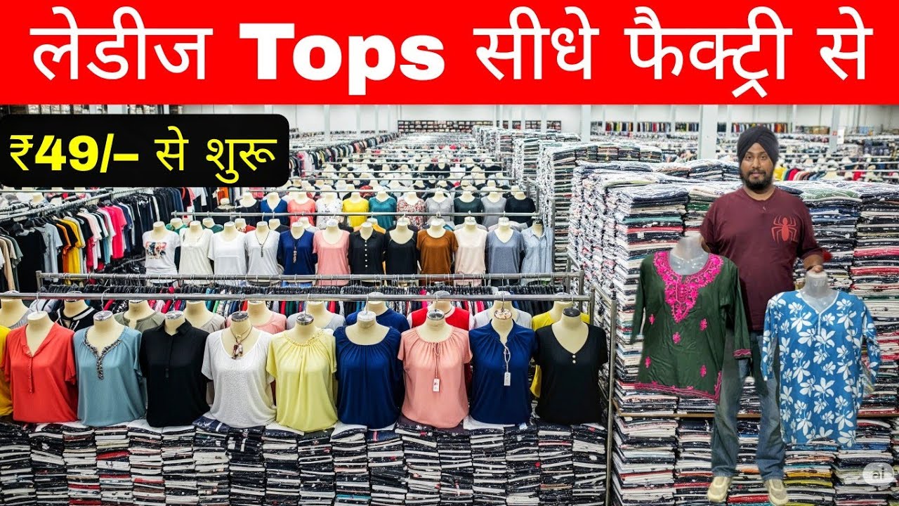 Ladies tops manufacturer in delhi | Ladies top wholesale market in delhi gandhinagar
