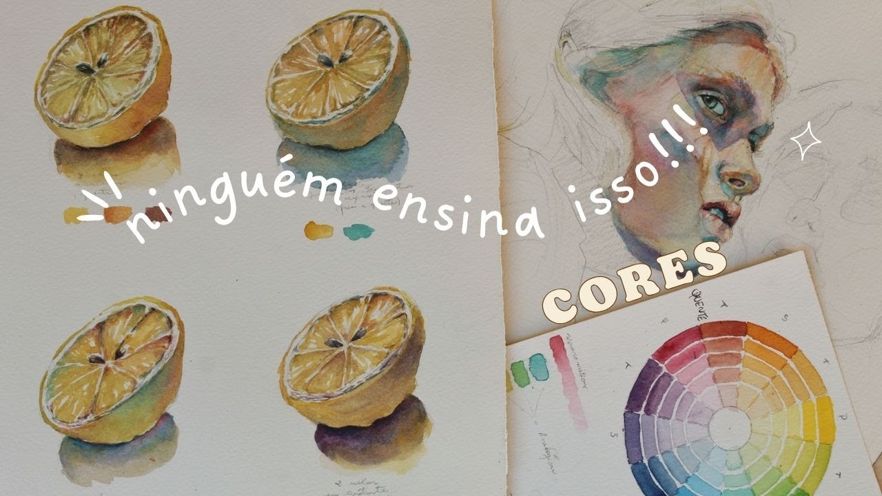 COMO USAR CORES NAS PINTURAS - Aquarelas mais Atraentes! 🎨
