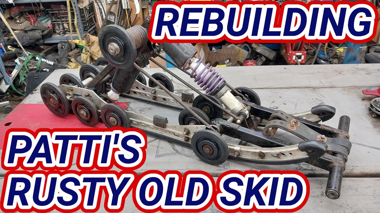 Rebuilding Patti's Rusty Old XTRA 12 Skid! Polaris RXL Vintage Snowmobile.