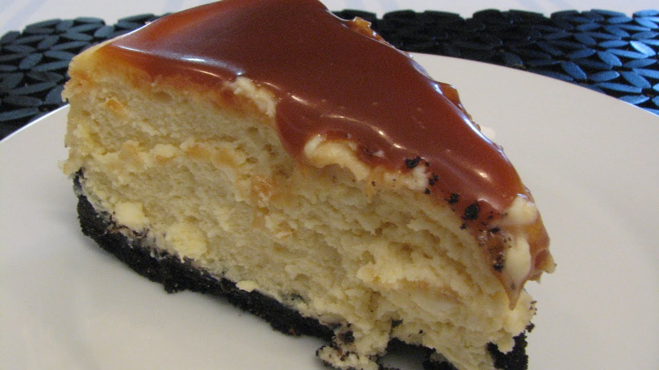 Irish Cream (Bailey's)  Caramel Cheesecake -- Lynn's Recipes Saint Patrick's Day