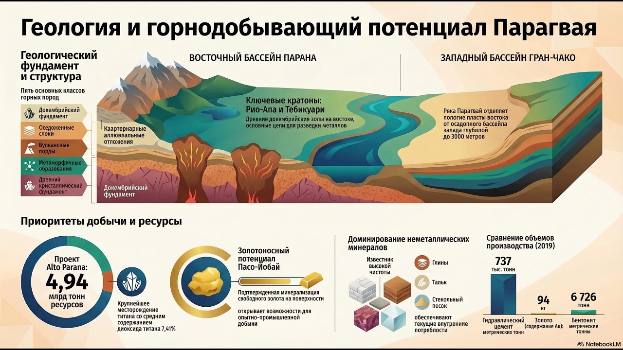 Геология Парагвая — это следующая большая золотая лихорадка?
