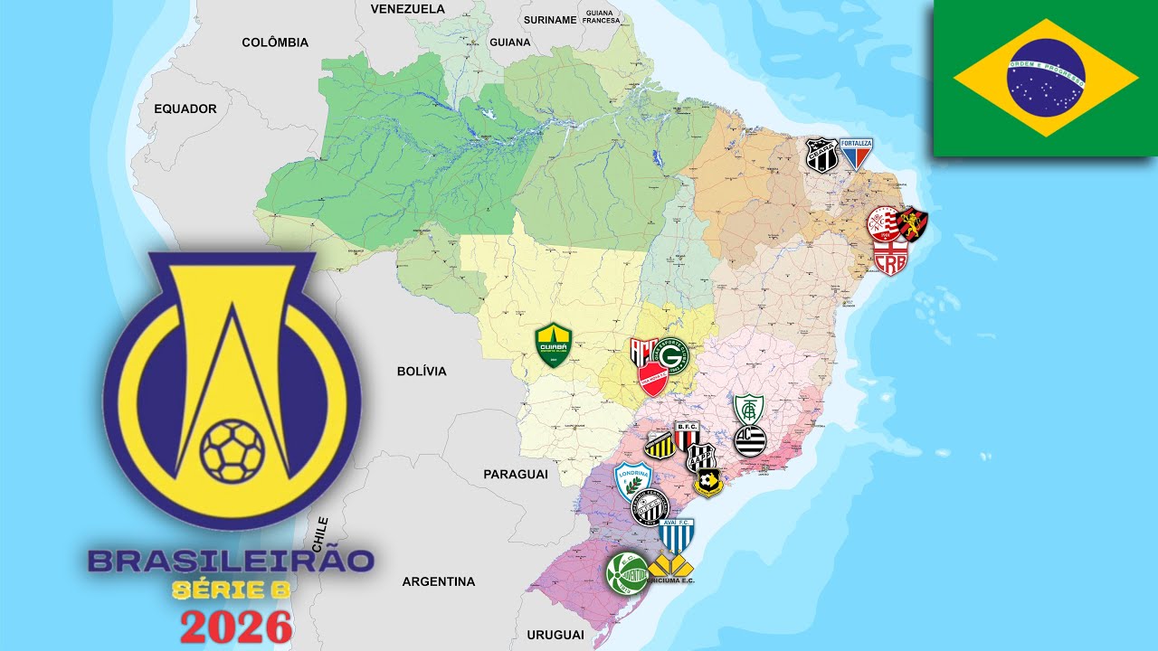 Brasileirão Série B 2026  Conheça os Clubes, Cidades e Estádios