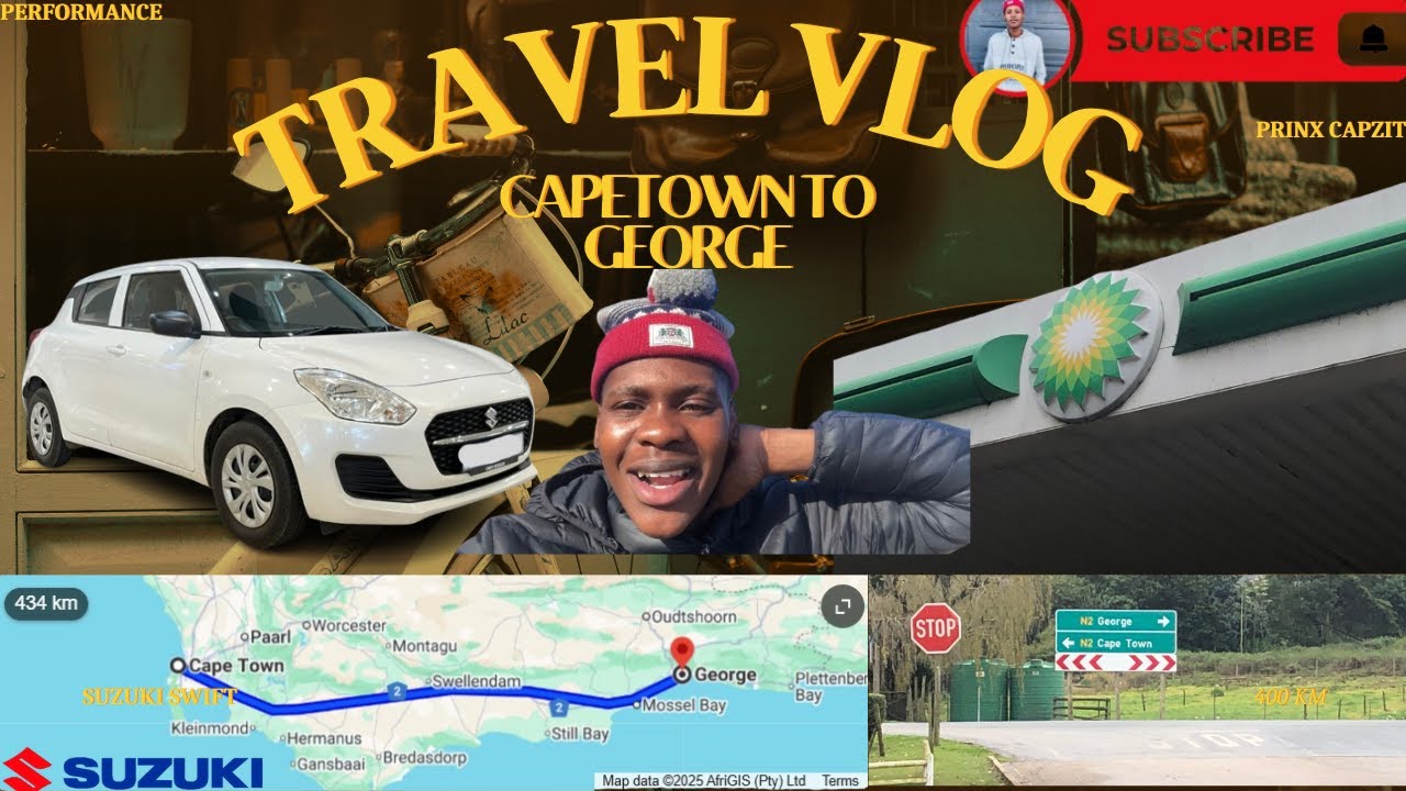 TRAVEL VLOG : Garden Route Adventure | Epic road trip | capetown to George | Suzuki Swift 