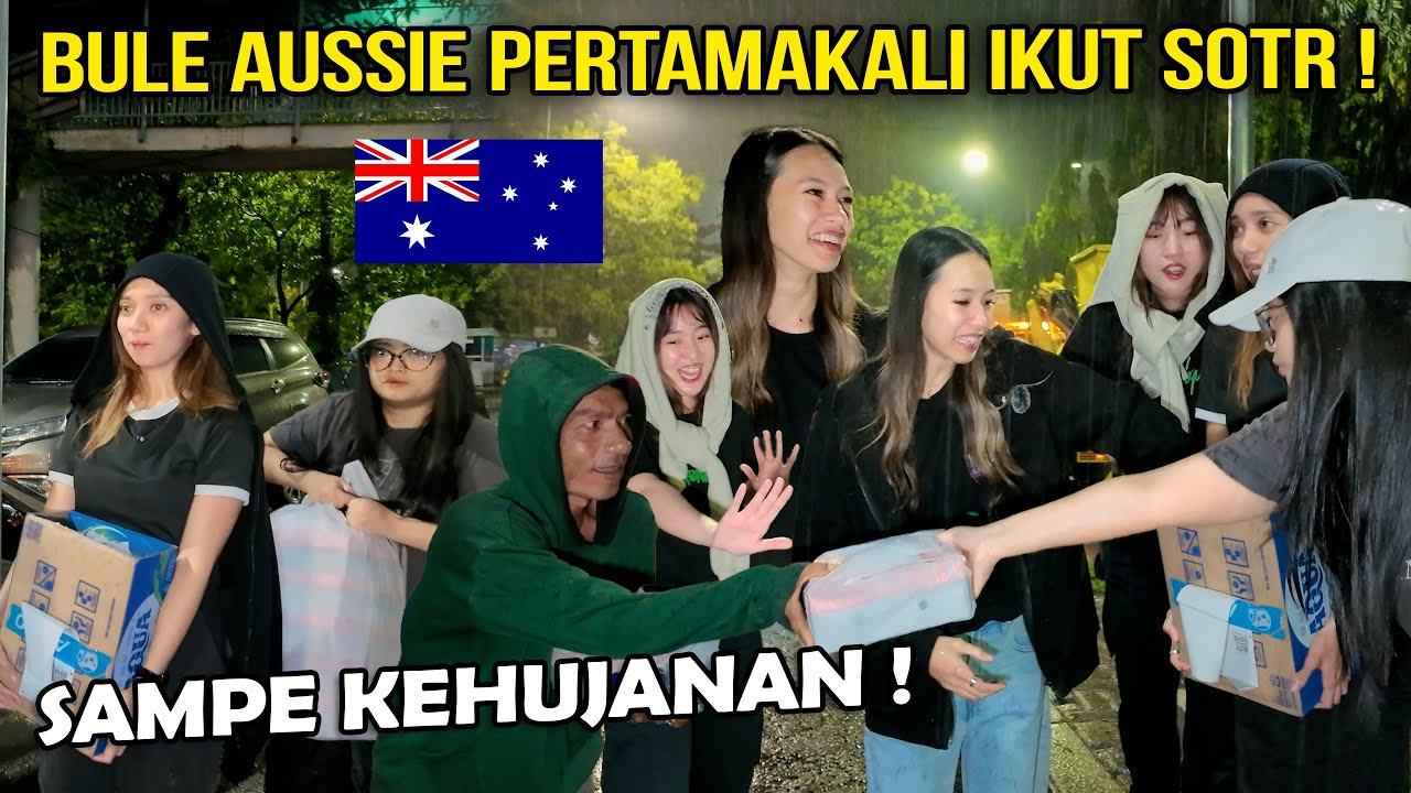 BULE AUSSIE PERTAMA KALI IKUT SAHUR ON THE ROAD !