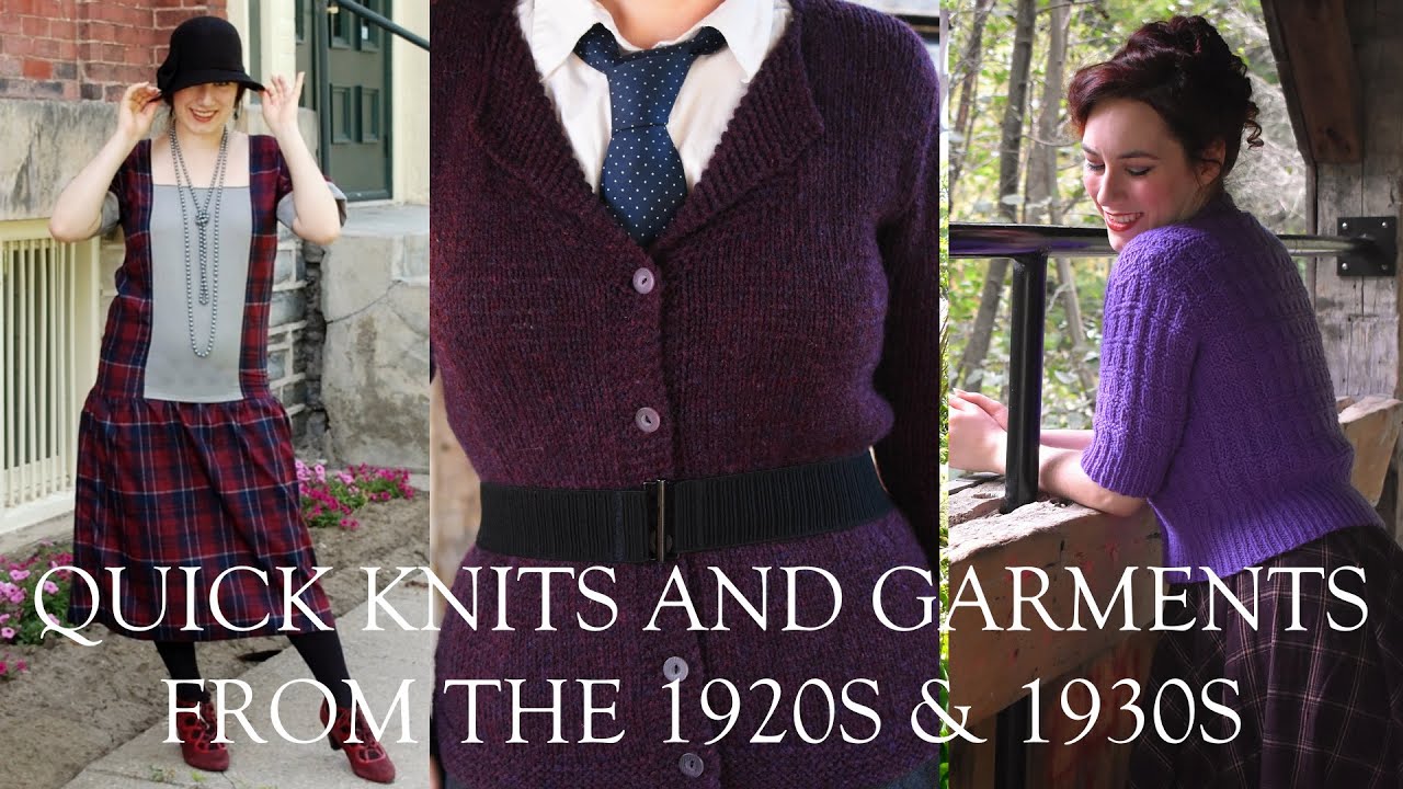 Quickly Made Sewing & Knitting Patterns from the 1920s and 30s