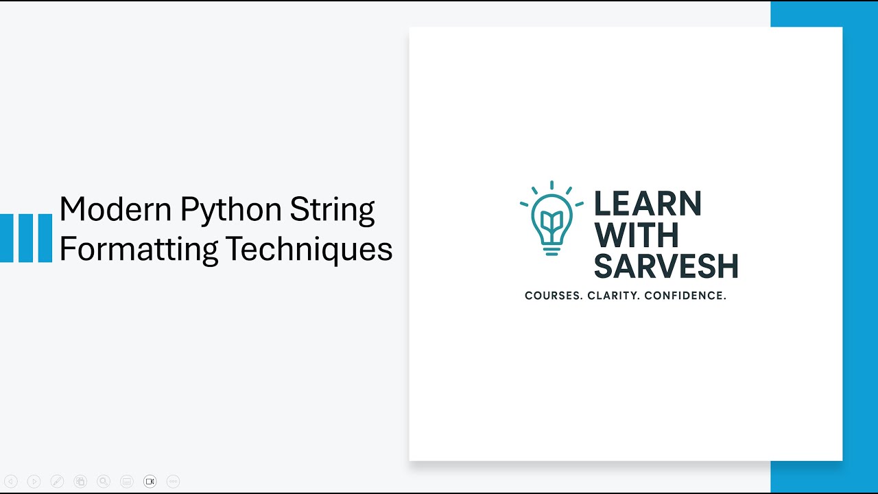 Modern Python String Formatting Techniques