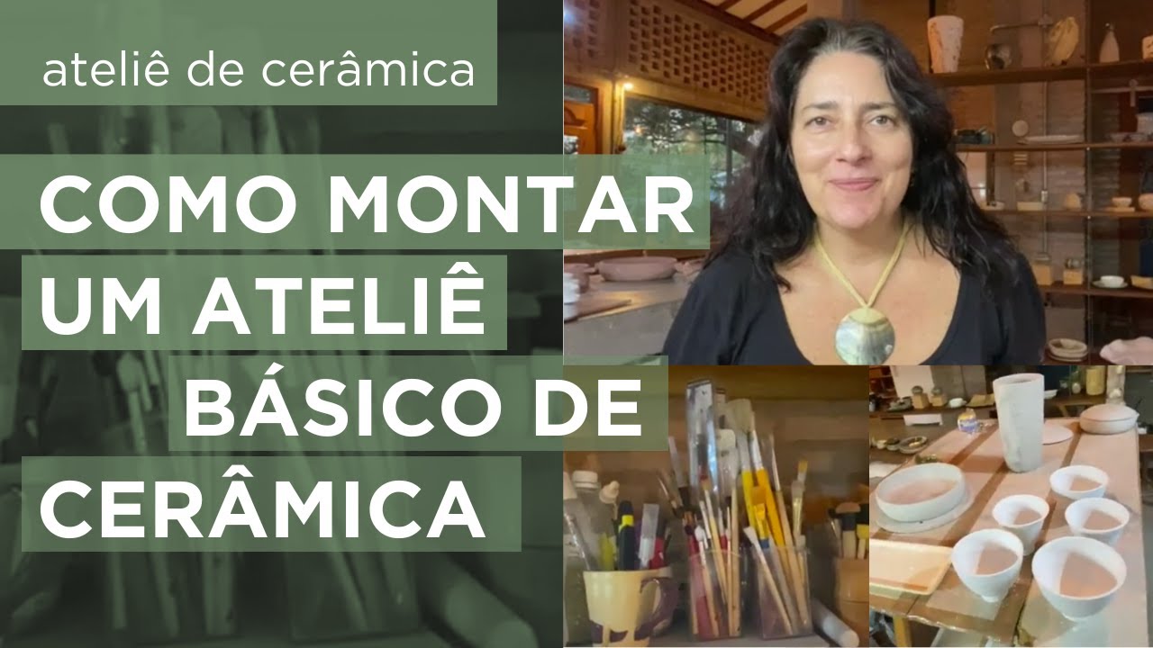 Como Montar seu Ateliê Básico de Cerâmica