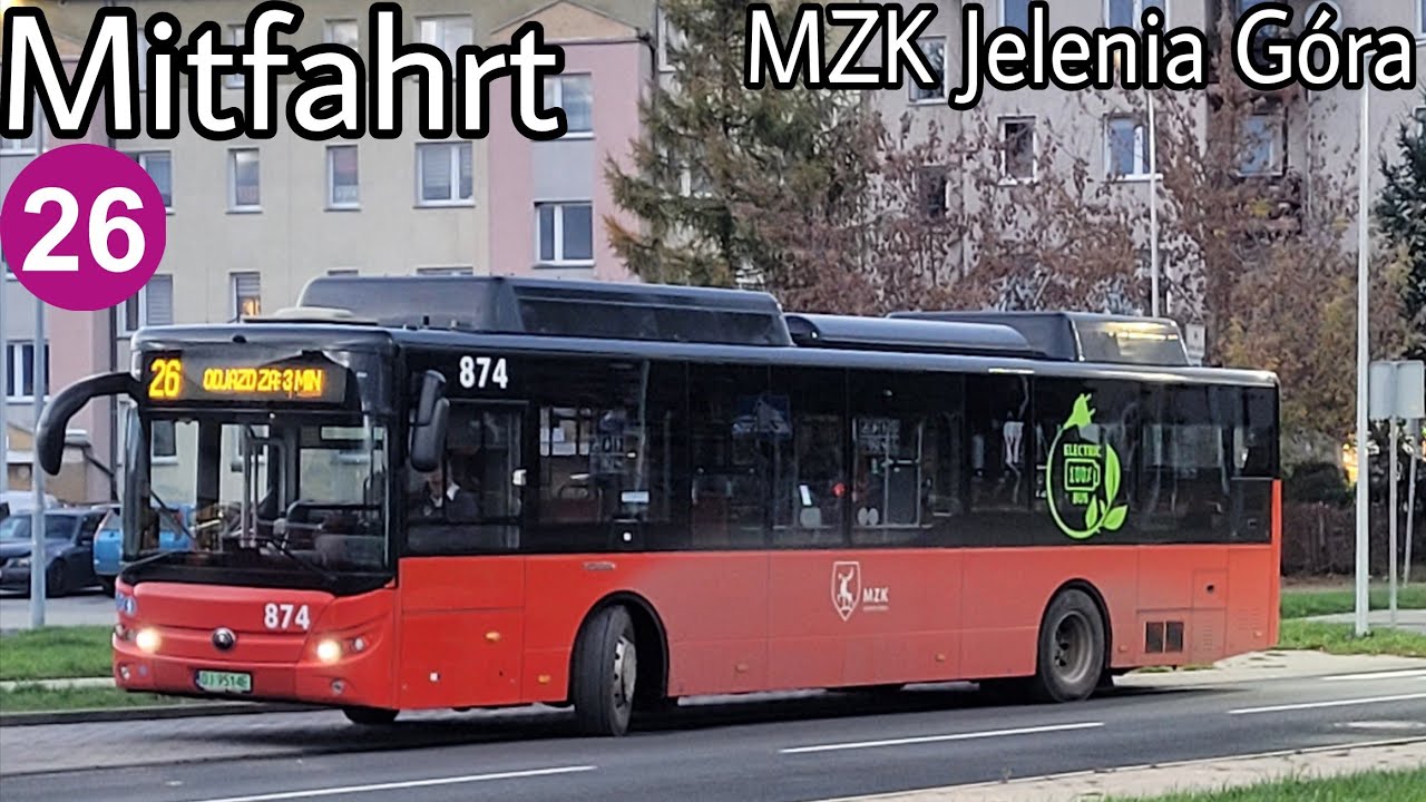 Mitfahrt | Yutong E12 | Linie 26 | J.Kiepury - Podgórzyńska