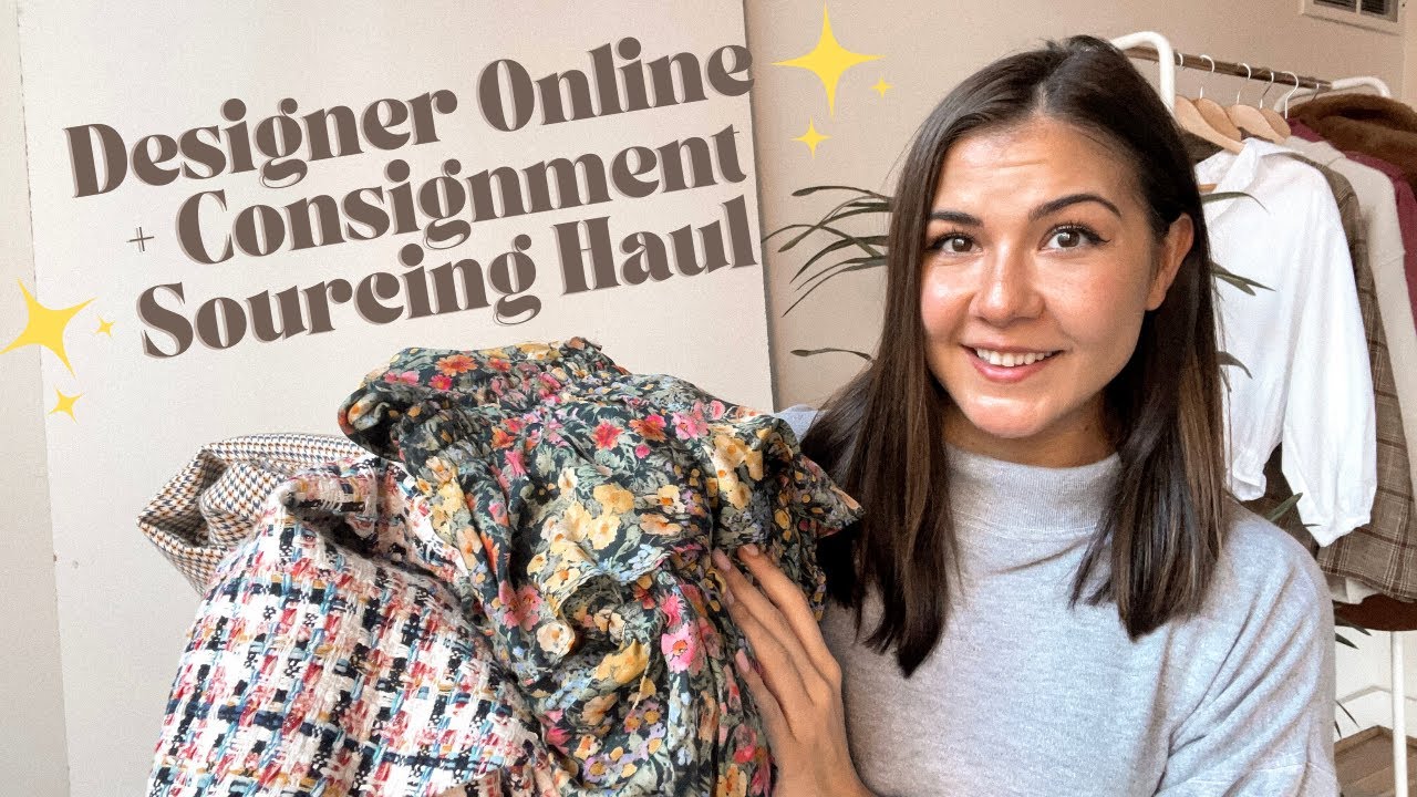 Designer Online and Consignment Sourcing Haul for Reselling on Poshmark and eBay