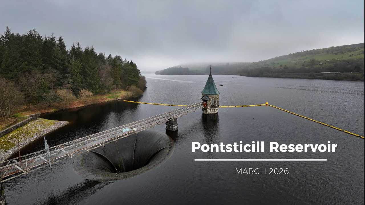 Pontsticill Reservoir Aerial Footage